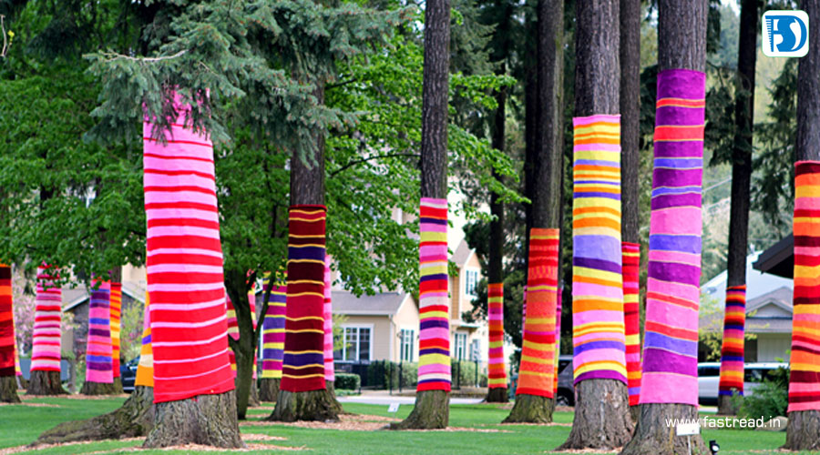 Yarn Bombing Day - June 11 - FastRead.in